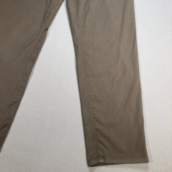 Adriano Goldschmied Pants Men's 34x28 Beige Caden Tailored Trouser Tapered 31R - Picture 4 of 16
